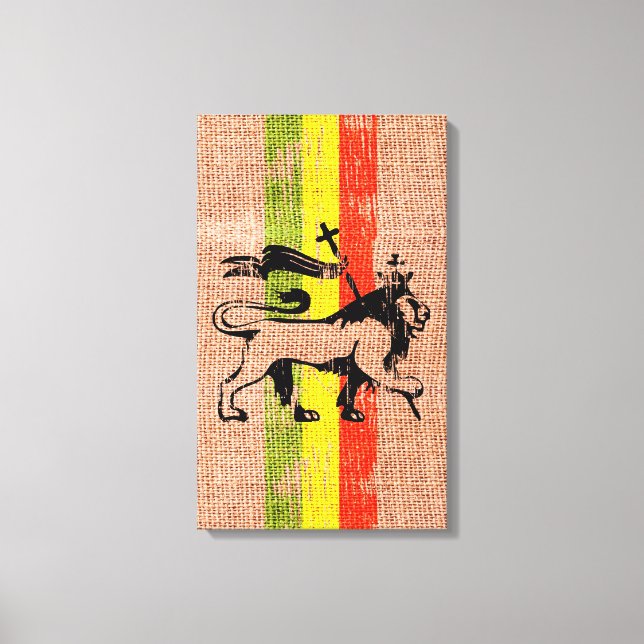 King Löwe Leinwanddruck (Vorderseite)