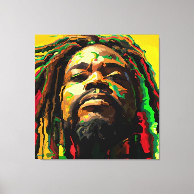 King Melanin Kings Men Bruh Leinwanddruck (Vorderseite)