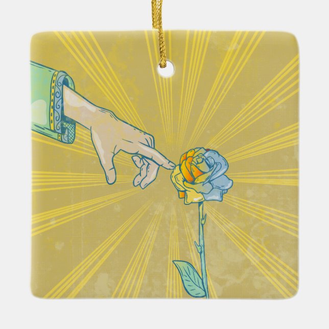 King Midas Golden Touch Keramikornament (Vorderseite)