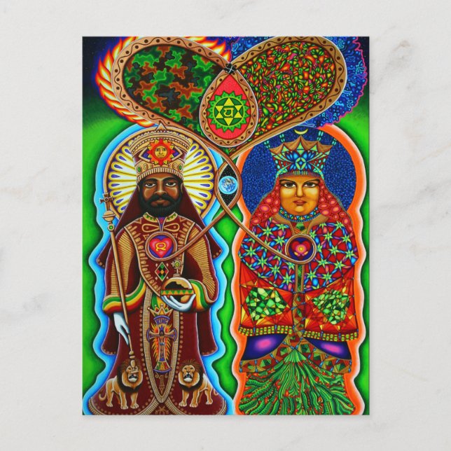 King n Queen Postkarte (Vorderseite)