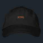King Name Schwarze Farbe bestickte Kappen Visor Ha<br><div class="desc">King Name Schwarz Farbe bestickte Kappen Visor Hats oder Caps. Schriftart Name ist Century,  Schriftart Größe 26. Style type ist Alternative Apparel Basic anpassbare Cap,  Color type ist Black.</div>