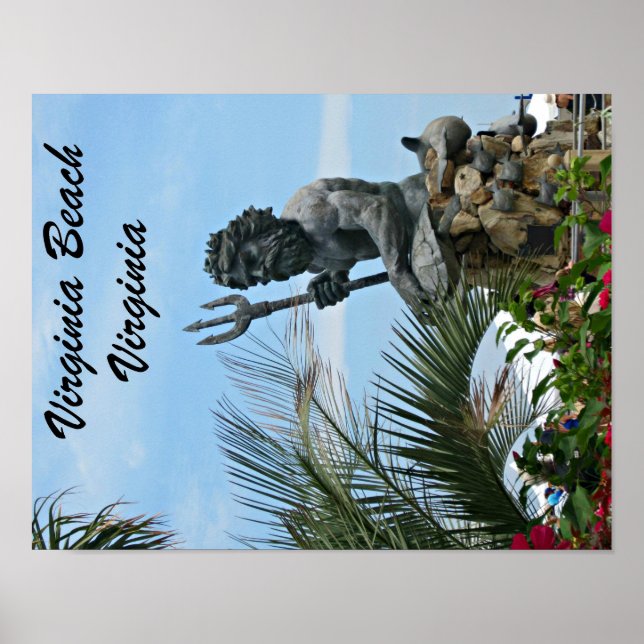 King Neptune Park, Virginia Beach, VA Poster (Vorne)