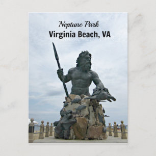 King Neptune Park, Virginia Beach, VA Postkarte