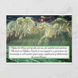 King Neptune's Horses Postcard Postkarte