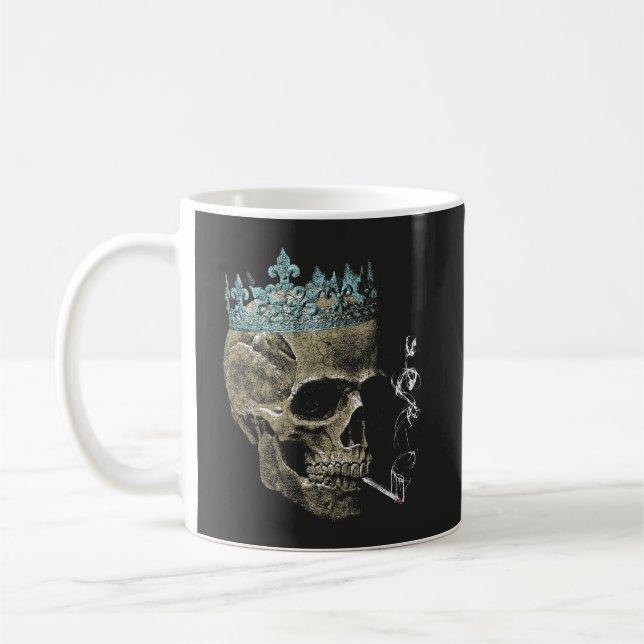 King of Ashes - Gothic Streetwear Design Kaffeetasse (Links)