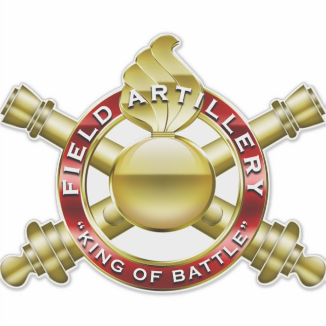 King of Battle Custom-Cut Vinyl Sticker (Vorderseite)