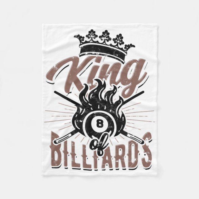King of Billard - 8-Loch-Pool und Khalk Fleecedecke (Vorderseite)