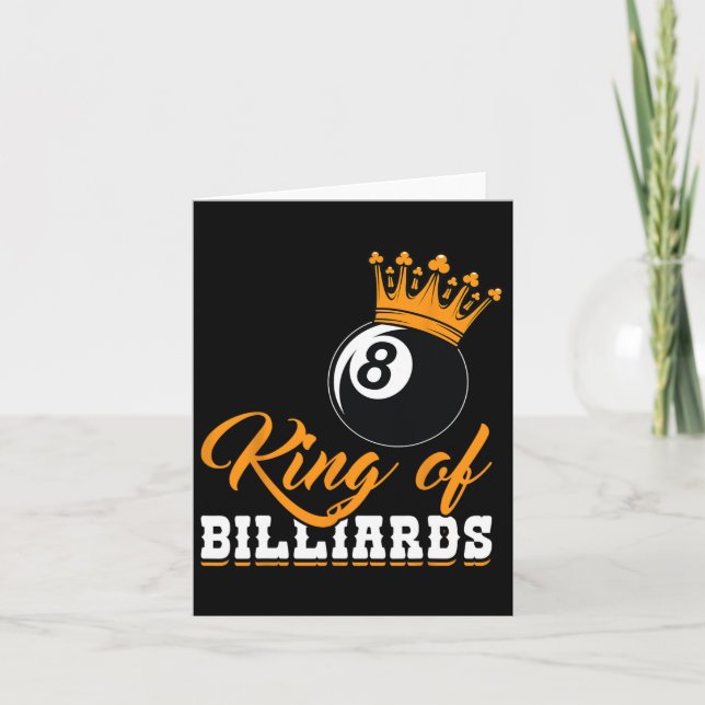 King of Billiards Aight Ll Crown Karte (Vorderseite)
