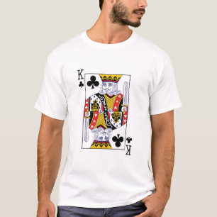 King of Clubs Poker Casino Spielkarte T-Shirt
