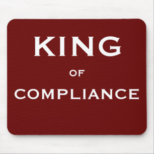 KING of Compliance Special Männliche Auditor Gift Mousepad
