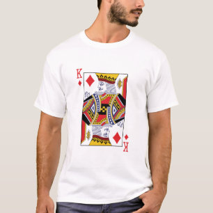 King of Diamonds Poker Casino Spielkarte T-Shirt