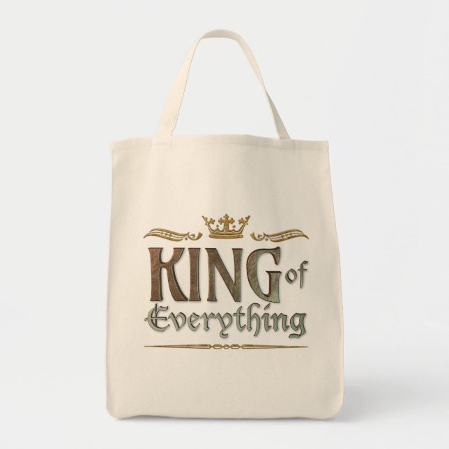 KING of Everything - Grand Medieval Royal Crown Tragetasche (Vorne)