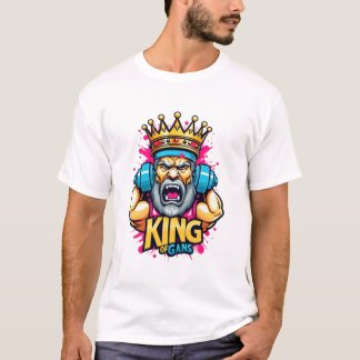 King of Gains - Men Gym Workout T - Shirt