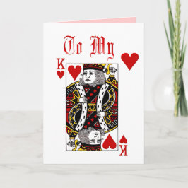 King of Heart Card Feiertagskarte