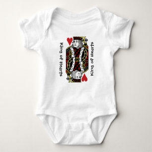 King of Hearts Design Baby Clothing Baby Strampler