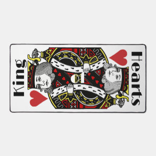 King of Hearts Design Desk Mat Schreibtischunterlage