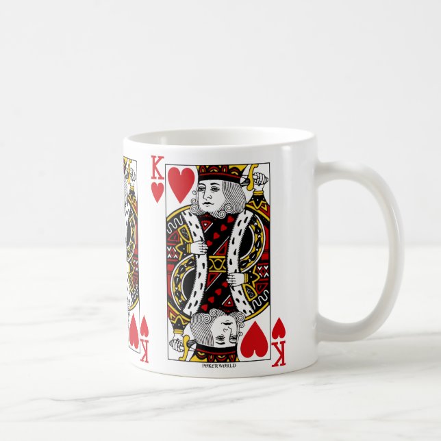 King of Hearts Kartenspiel Tasse (Rechts)