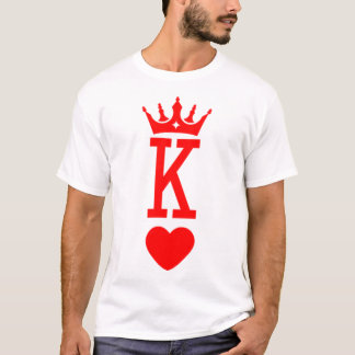 King of Hearts King Queen Couple Halloween Kostüm T-Shirt