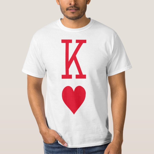 King of Hearts Magician & Cardistry T - Shirt (Vorderseite)