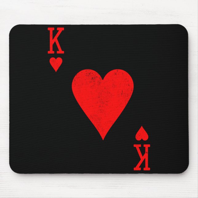 King Of Hearts Matching Couple Saint Valentine's D Mousepad (Vorne)