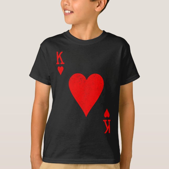 King Of Hearts Matching Couple Saint Valentine's D T-Shirt (Vorderseite)