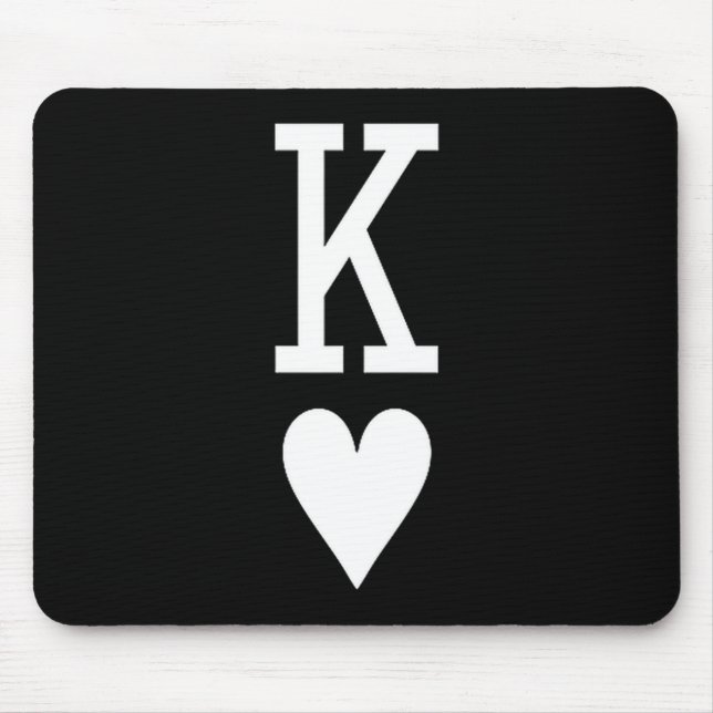 King Of Hearts Queen Of Hearts Couples Matching Me Mousepad (Vorne)