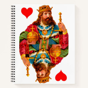 King of Hearts Queen of Hearts Notebook Notizbuch