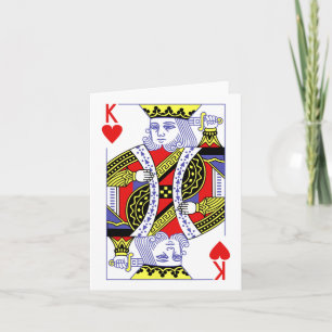 King of Hearts Royal Flush Halloween Playi Karte