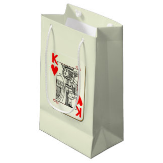 King of Hearts Spielkarte Kleine Geschenktasche Kleine Geschenktüte