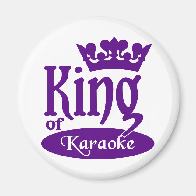 King of Karaoke Magnet (Vorne)