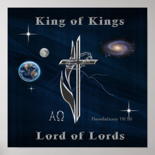 King of KINGs Jesus Poster