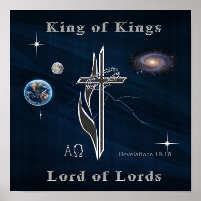 King of KINGs Jesus Poster (Vorne)