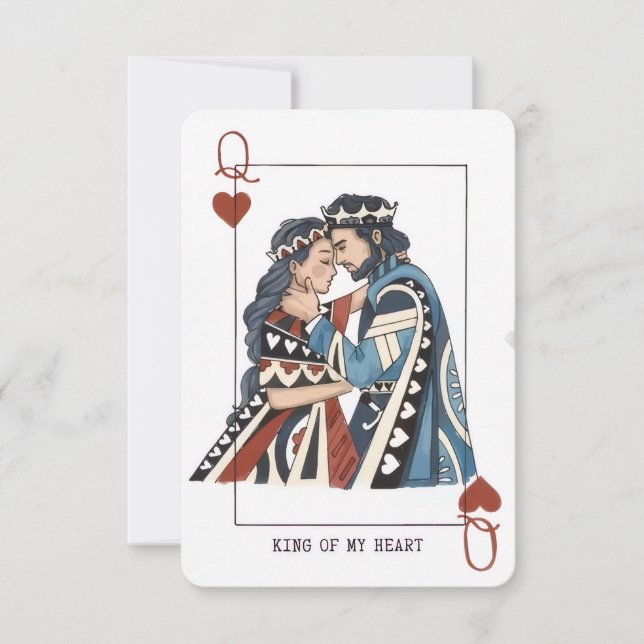 King of My Heart – Bashir’s Henna Day Invitation Einladung (Vorderseite)