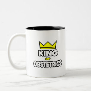 King of Obstetrics Zweifarbige Tasse
