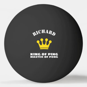 King of Ping Master of Pong Tischtennisball