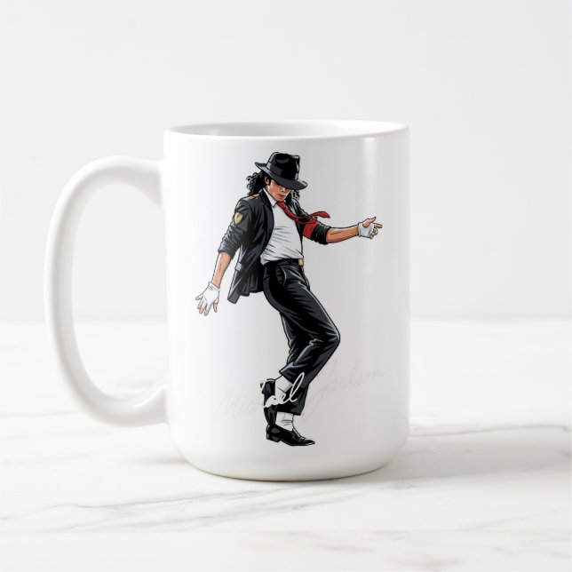King of Pop - Michael Jackson Fan Kaffeetasse (Links)
