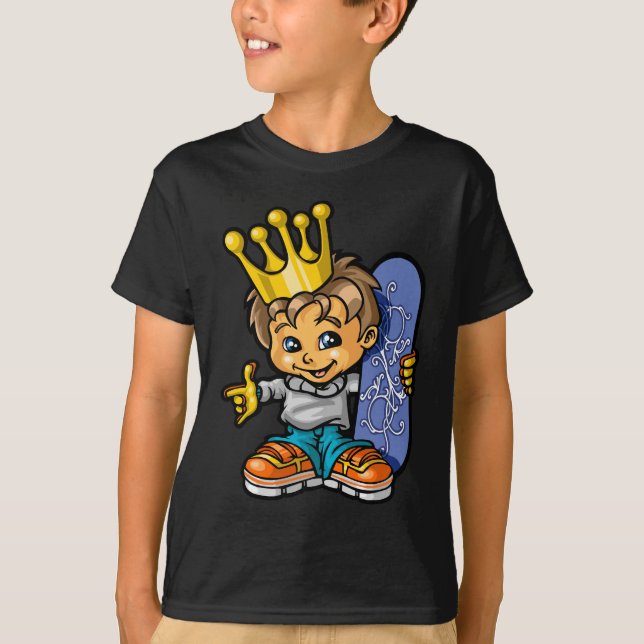 King of Snowboard T-Shirt (Vorderseite)
