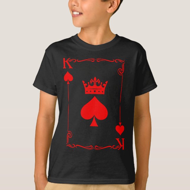 King Of Spade Game Black History Playing Card Men  T-Shirt (Vorderseite)