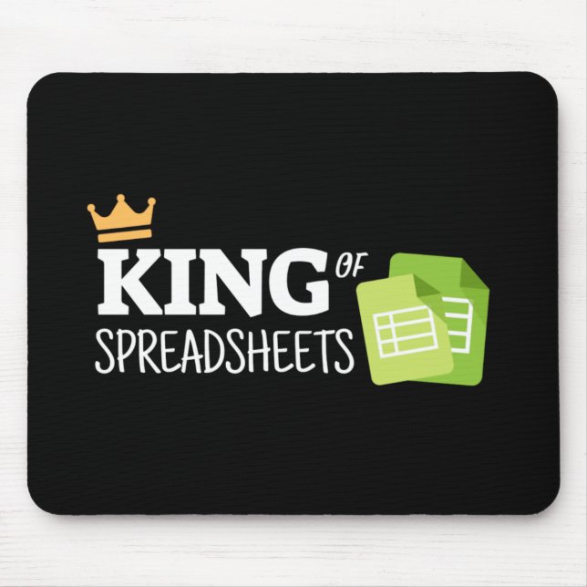 King of Sreadsheets Mousepad (Vorne)