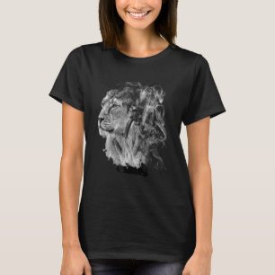 King of the Animals Grafik Löwen Afrika Pred T-Shirt