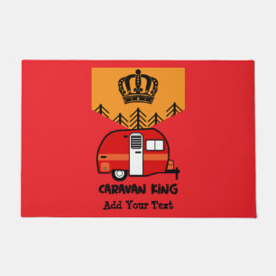 King of the Camper - Funny Camping RV Fußmatte