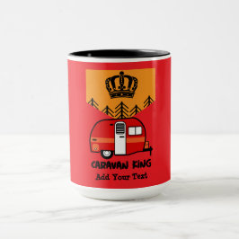 King of the Camper - Funny Camping RV Tasse