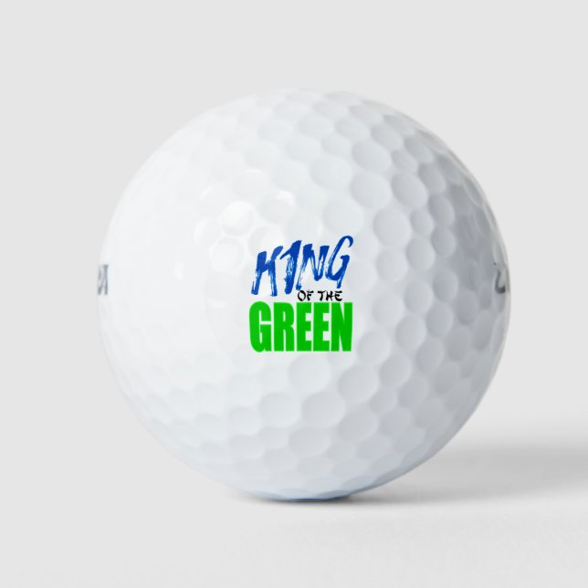 king of the green dark green golfball (Vorderseite)