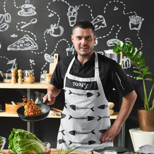 King of the Grill: Benutzerdefinierte All-over-Pri Schürze