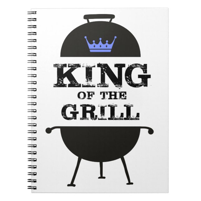 King of the Grill, Black Blue Crown Notizblock (Vorderseite)