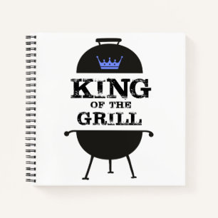King of the Grill, Black Blue Crown Notizbuch