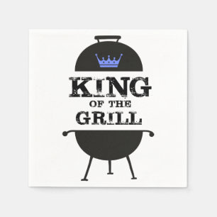 King of the Grill, Black Blue Crown Serviette