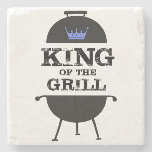 King of the Grill, Black Blue Crown Steinuntersetzer