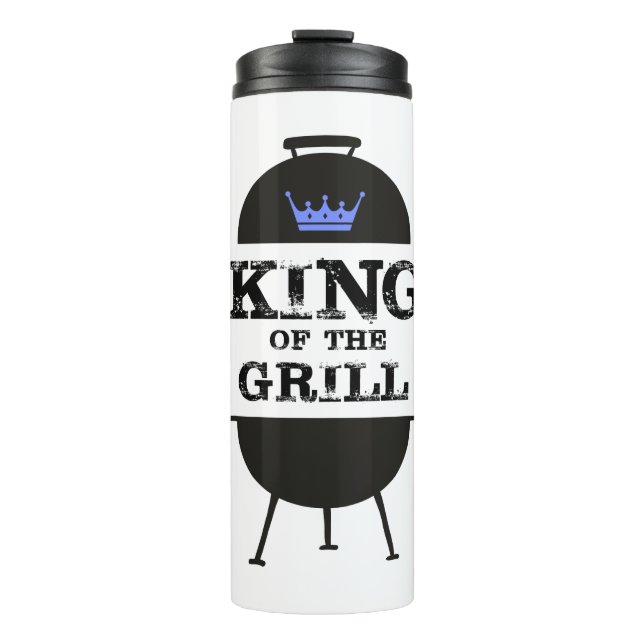 King of the Grill, Black Blue Crown Thermosbecher (Vorderseite)