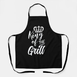 King of the Grill Funny Schürze for Men - GRILLEN
